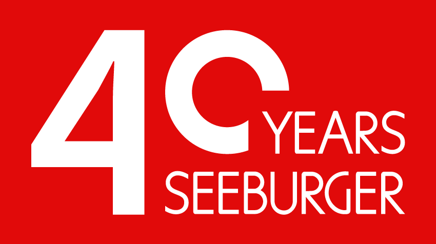SEEBURGER, 40 years with Seeburger logo