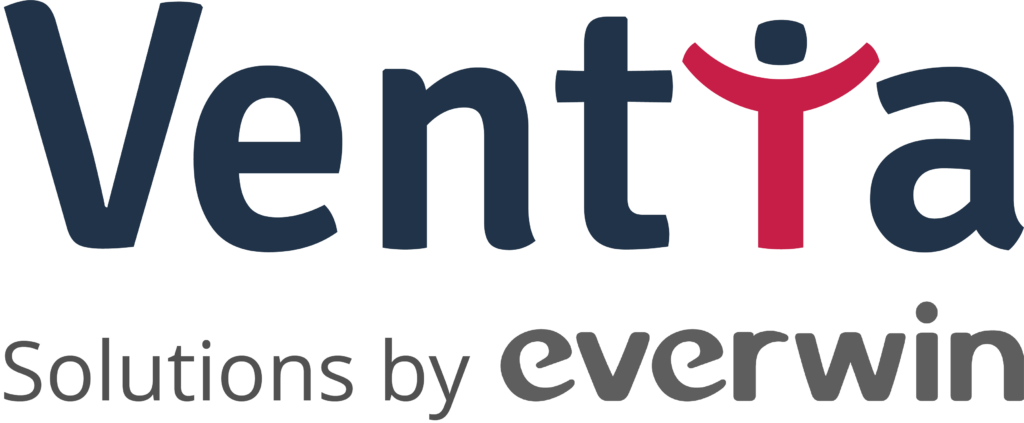 Colored logo with transparent background of the service provider "Ventya"