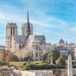 Photo of Notre-Dame Cathedral in Paris, capital of France