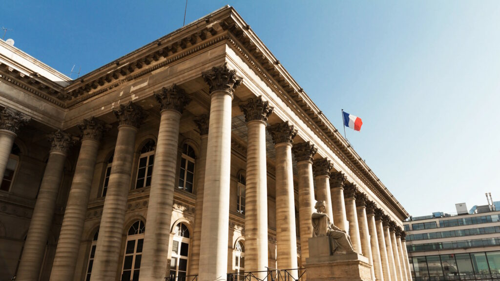 Photo of the Palais Brongniart where the JFE 2025 took place, in Paris, capital of France