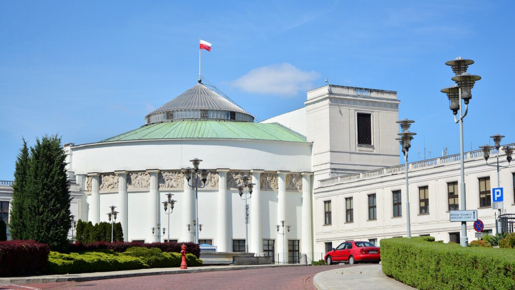 Photo of the parliament of Poland