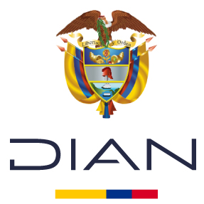 DIAN logo, Dirección de Impuestos y Aduanas Nacionales, tax authority in Colombia