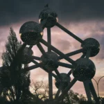 Photo of the Atomium in Brussels, capital of Belgium