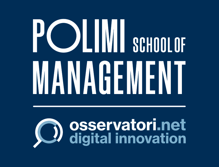 Logo of the International Observatory on eInvoicing, part of the Politecnico Milano, School of Management