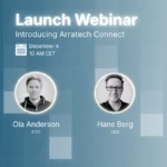 Arratech's launch webinar titled "Introducing Arratech Connect"