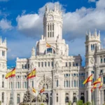 Photo of the city hall of Madrid, capital city of Spain