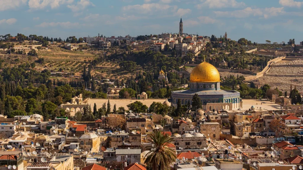 Aerial view of Jerusalem, capital of Israel