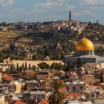 Aerial view of Jerusalem, capital of Israel