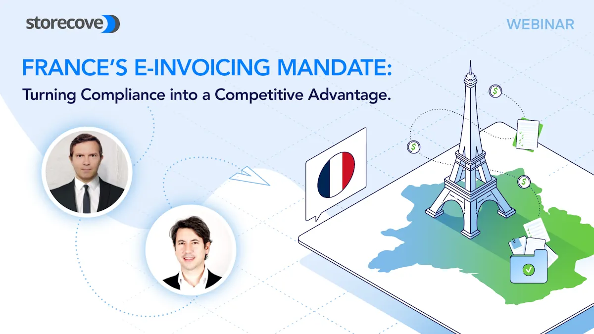 Webinar organized by Storecove on the French e-invoicing mandate, to take place on May 28, 2026