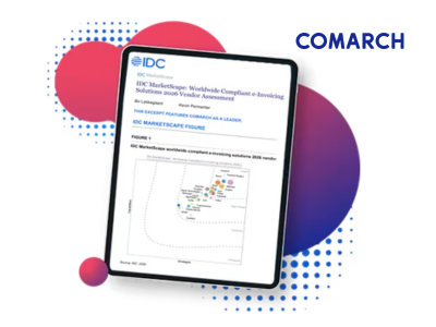 Comarch has been named a Leader in the IDC MarketScape: Worldwide Compliant E-Invoicing Solutions 2026 Vendor Assessment.